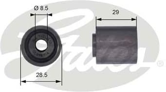 Deflection Pulley/Guide Pulley, timing belt PowerGrip™ T42045