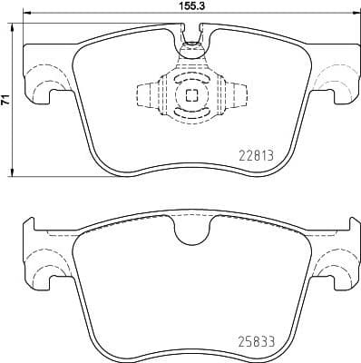 Brake Pad Set, disc brake 8DB 355 036-491 - image 4