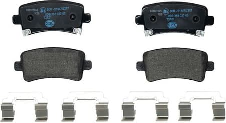 Brake Pad Set, disc brake 8DB 355 037-651