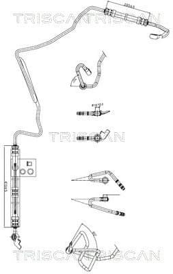 Hydraulic Hose, steering 8516 29009