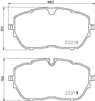Brake Pad Set, disc brake 8DB 355 024-731 - image 4