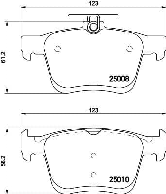 Brake Pad Set, disc brake 8DB 355 020-271