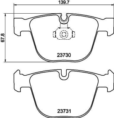Brake Pad Set, disc brake 8DB 355 010-751 - image 4