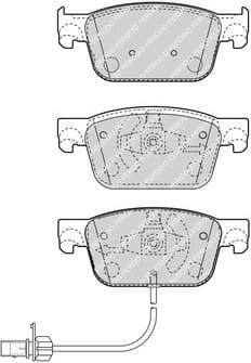 Brake pads front, Top Quality FDB4871 - image 2