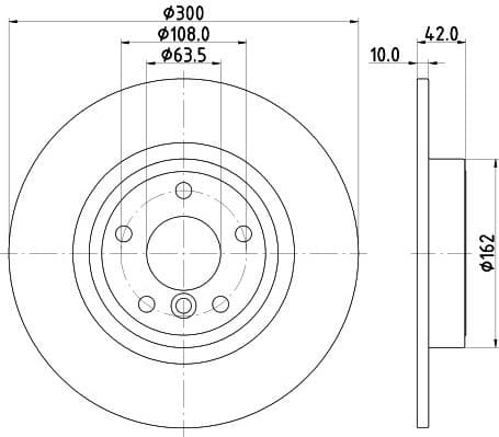Brake Disc PRO 8DD 355 132-391 - image 4