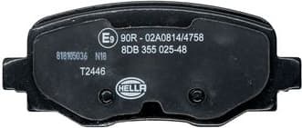 Brake Pad Set, disc brake 8DB 355 025-481 - image 2