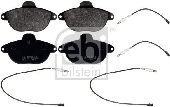 Brake Pad Set, disc brake 116037