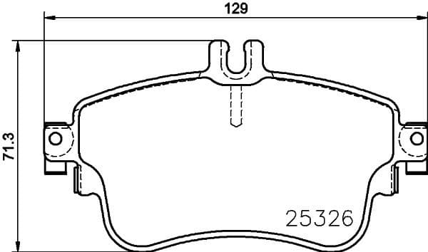 Brake Pad Set, disc brake 8DB 355 019-751