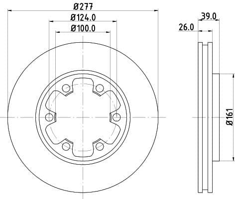 Brake Disc 8DD 355 102-921 - image 4