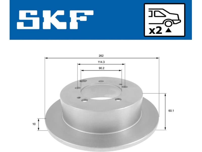 Brake Disc VKBD 91178 S2 - image 2