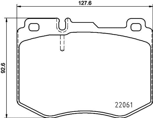 Brake Pad Set, disc brake 8DB 355 021-671 - image 2