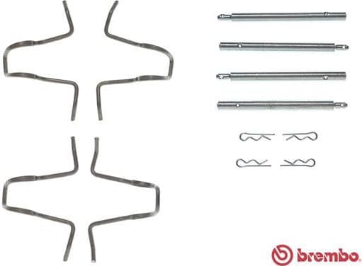 Accessory Kit, disc brake pad PRIME LINE A 02 280
