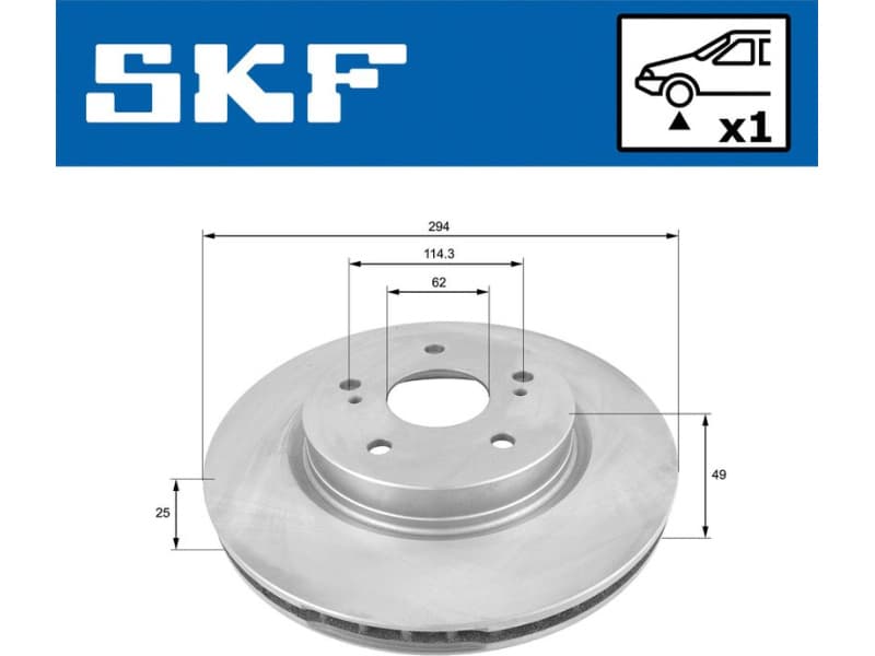 Brake Disc VKBD 80414 V1 - image 2