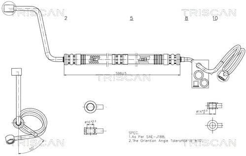Hydraulic Hose, steering 8516 29037
