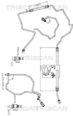 Hydraulic Hose, steering 8516 25003
