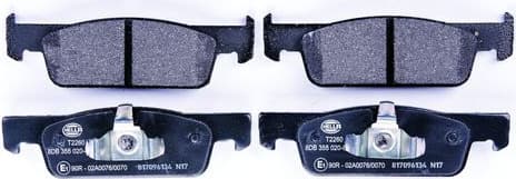 Brake Pad Set, disc brake 8DB 355 020-801