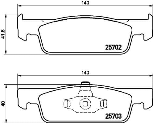 Brake Pad Set, disc brake 8DB 355 020-801 - image 4