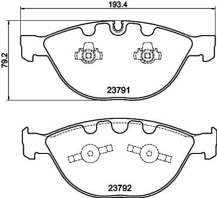 Brake Pad Set, disc brake 8DB 355 006-551 - image 2
