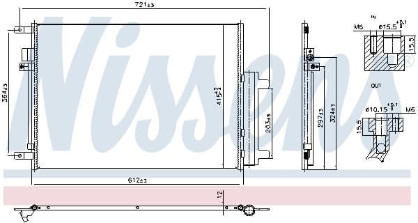 Condenser, air conditioning ** FIRST FIT ** 940955
