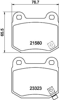 Brake Pad Set, disc brake 8DB 355 010-691 - image 2