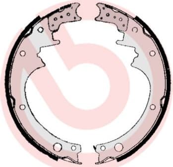 Brake Shoe Set ESSENTIAL LINE S 56 511