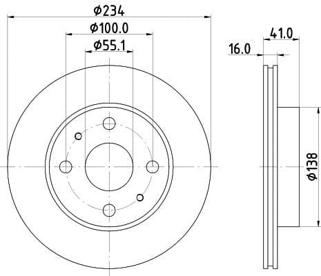Brake Disc 8DD 355 126-801 - image 4