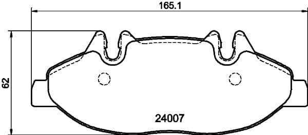 Brake Pad Set, disc brake 8DB 355 010-651 - image 4