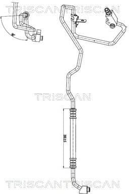High/Low-pressure Line, air conditioning 9010 15005