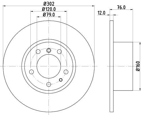 Brake Disc PRO High Carbon 8DD 355 127-021 - image 2