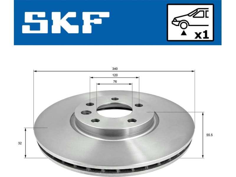 Brake Disc VKBD 81084 V1 - image 2