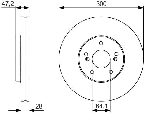 Brake Disc 0986479R47 - image 2