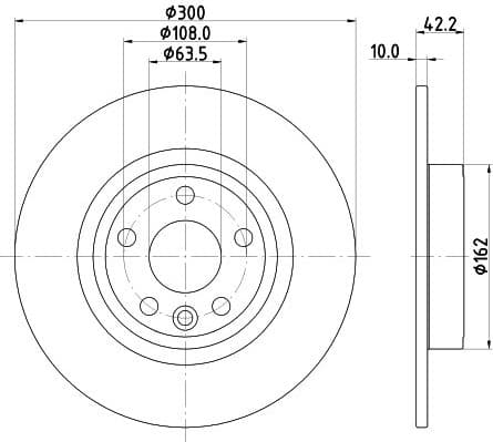 Brake Disc PRO 8DD 355 126-721 - image 4