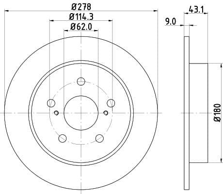 Brake Disc 8DD 355 116-791 - image 4