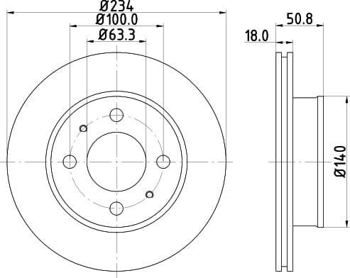 Brake Disc 8DD 355 112-761 - image 4