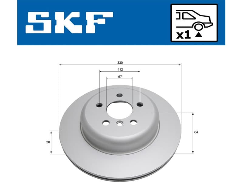 Brake Disc VKBD 91339 V1 - image 2