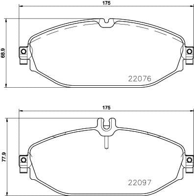 Brake Pad Set, disc brake 8DB 355 021-921 - image 2