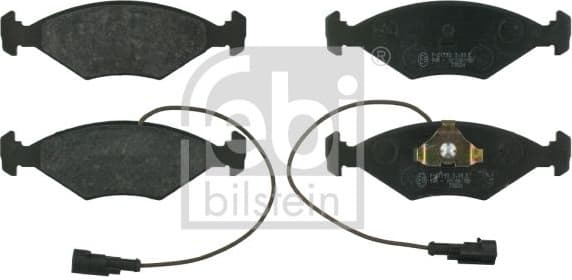 Brake Pad Set, disc brake 16397