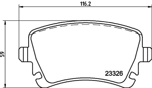 Brake Pad Set, disc brake 8DB 355 011-641 - image 4