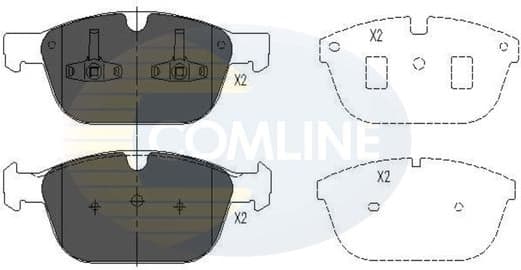 Brake pads front CBP06069