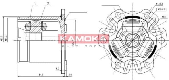 CV joint inner 8709