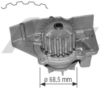 Water pump cooling system 1563 - image 2