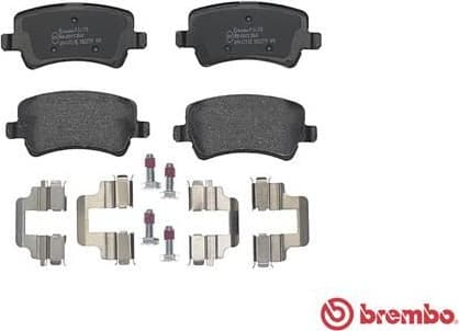 Brake pads rear, Top Quality P24078 - image 2