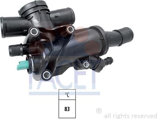 Thermostat, coolant Made in Italy - OE Equivalent 7.8748