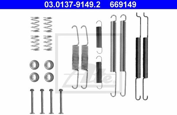 Accessory Kit, brake shoes 03.0137-9149.2