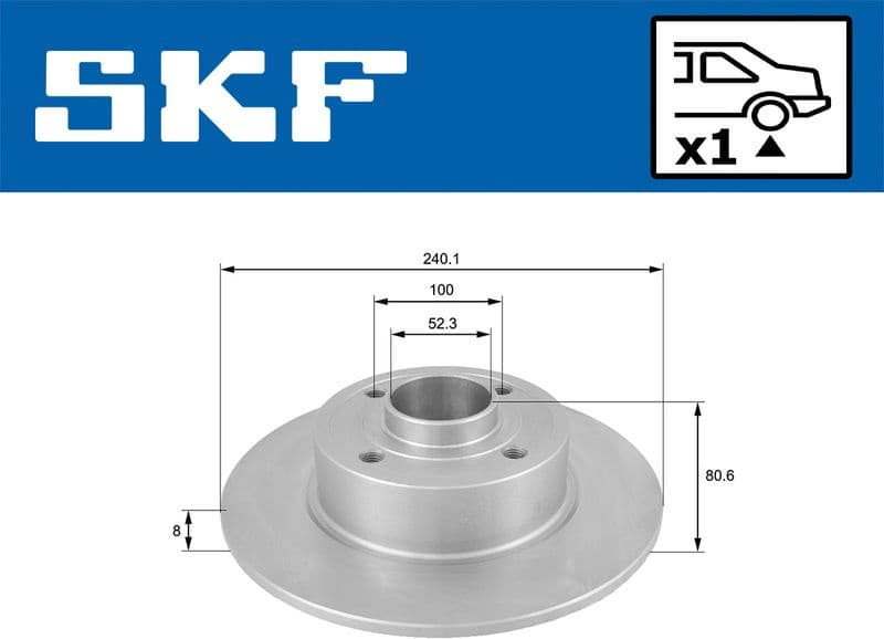 Brake Disc VKBD 91074 S1 - image 2