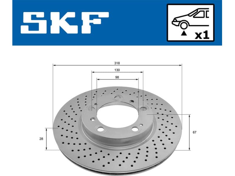 Brake Disc VKBD 80568 V1 - image 2