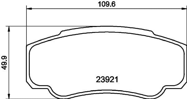 Brake Pad Set, disc brake 8DB 355 010-411 - image 3