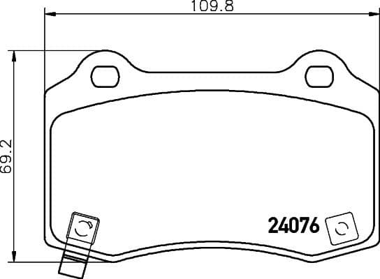 Brake Pad Set, disc brake 8DB 355 014-211 - image 4