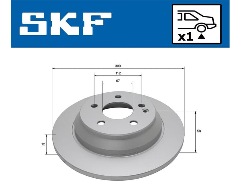 Brake Disc VKBD 91102 S1 - image 2