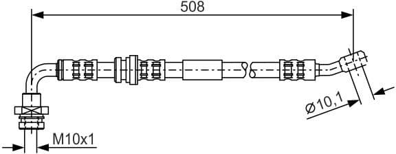 Brake Hose 1 987 476 932 - image 2